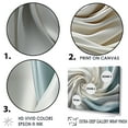 thumbnail image 3 of Designart "Spiraling In An Elegant Ellipse" Abstract Spirals Canvas Wall Art, 3 of 7