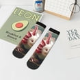 thumbnail image 7 of Pofeuu Colorful Axolotl Underwater Print 30cm Socks, Adult Running Hiking Socks for Youth and Adult, 7 of 7