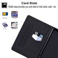 thumbnail image 5 of Allytech Slim Case for iPad Mini 7.9 inch Tablets, iPad Mini 5/Mini 4/Mini 3 2 1 Cover, Soft TPU Bumper Shockproof Auto Sleep Wake Card Slots Holder Wallet Case for iPad Mini 5 2019, Galaxy Cat, 5 of 6