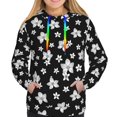 thumbnail image 4 of Hoodies for Women - orchid plumeria flower Comfrt Colour Drawstring Women'S Fashion Hoodies & Sweatshirts, Fall Outfits Clothes for Women 2024 Pullover with Kangaroo Pocket, 4 of 7