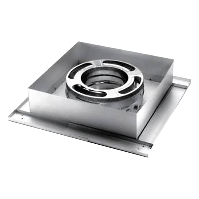 DuraVent Simpson Triple Wall Ceiling Support Box for Wood Stoves, Silver