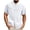 White, variant on Men's Cotton Linen Dress Shirts Slim Fit Stretch Banded Collar Short Sleeve Casual Button Down Shirt Black