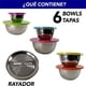 thumbnail image 4 of Juego de 6 Bowls CHIC FLIC y Rallador con tapa para mezclar, 4 of 6