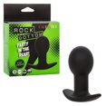 thumbnail image 1 of CalExotics Plug Anal en Silicone Vibrant Rock Bottom Pop, Noir, 1 of 8
