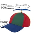 thumbnail image 4 of Toptie Propeller Hat Adult/Kids Unisex Baseball Cap Colorful Outdoor Hat Toy-Blue-kids, 4 of 8
