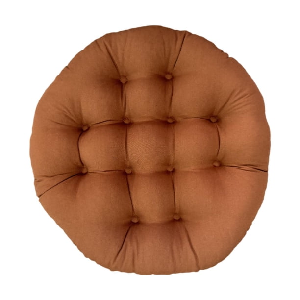 Cojín redondo para silla mecedora, cojín multiusos para asiento de oficina, cojín para suelo café