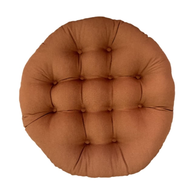 Cojín redondo para silla, cojín de suelo grueso para asiento de jardín, cojín colgante para silla café