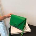 thumbnail image 1 of Bolso de cadena para mujer, sobre sólido, Bolso de moda para mujer, Bolso tipo satchel (verde), 1 of 6