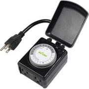 Best Light Timers - BN-LINK Compact Outdoor Mechanical Timer, 24 Hour Programmable Review 
