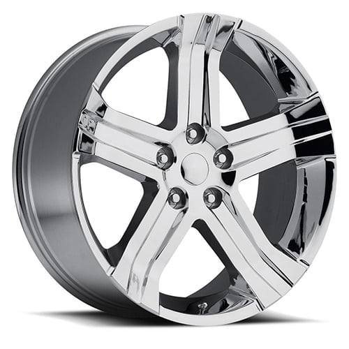 22x9" Size Fits FR 69 for Ram Truck RT Chrome Wheel - 5x5.5" Bolt-Pattern - 20mm Offset - 77.8mm Hub-Size