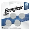 Energizer 3005145 3V 2025BP-4 Lithium 2025 Button Cell Battery Pack of 4