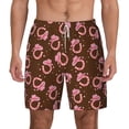 thumbnail image 3 of Uemuo Cool Cowgirl Pattern Mens Swim Trunks Quick Dry Board Shorts with Mesh Lining, Stretch Beach Shorts Quick Dry No-Chafing Board Shorts-3X-Large, 3 of 9
