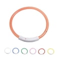 thumbnail image 3 of PETS COLLAR LED LIGHTING Suministros para mascotas Ajustable USB Carga Luminosa Pérdida Luminosa Accidentes Cuellos de Luz Collars Safetal para Outdoor Large Orange kenally HA010373-06, 3 of 6