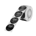 thumbnail image 3 of 500Pcs/Roll Stickers Thank You Gift Gift Packaging Labels; Packaging Vinyl Decal Self Adhesive Cake Labels Wedding Party Decoration, R032, 3 of 9