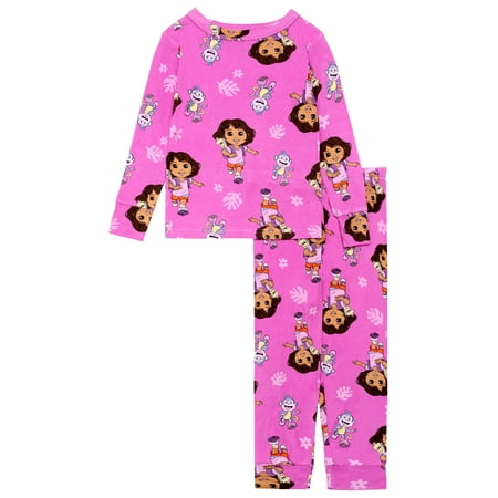 Character Toddler Unisex Long Sleeve Top and Pant Pajama Set, 2-Piece, Sizes 12M-24M