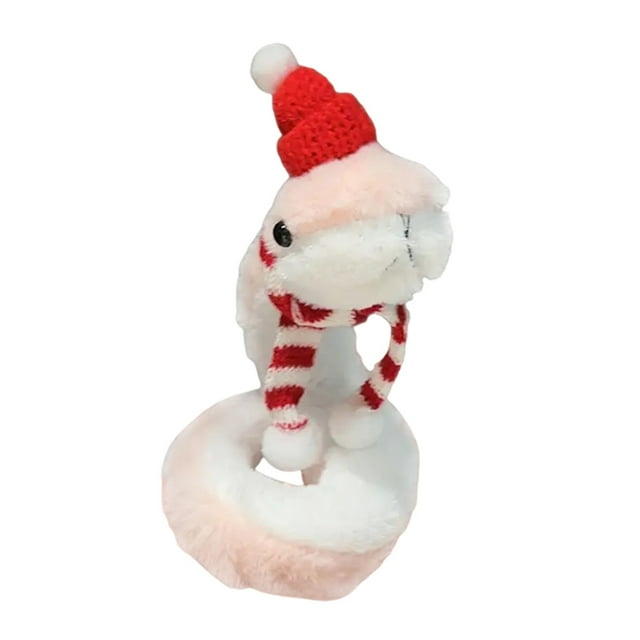 Diconna Cartoon Snake Plush Doll, Movable Cute Soft Stuffed Toy Birthday Present for Children Adults