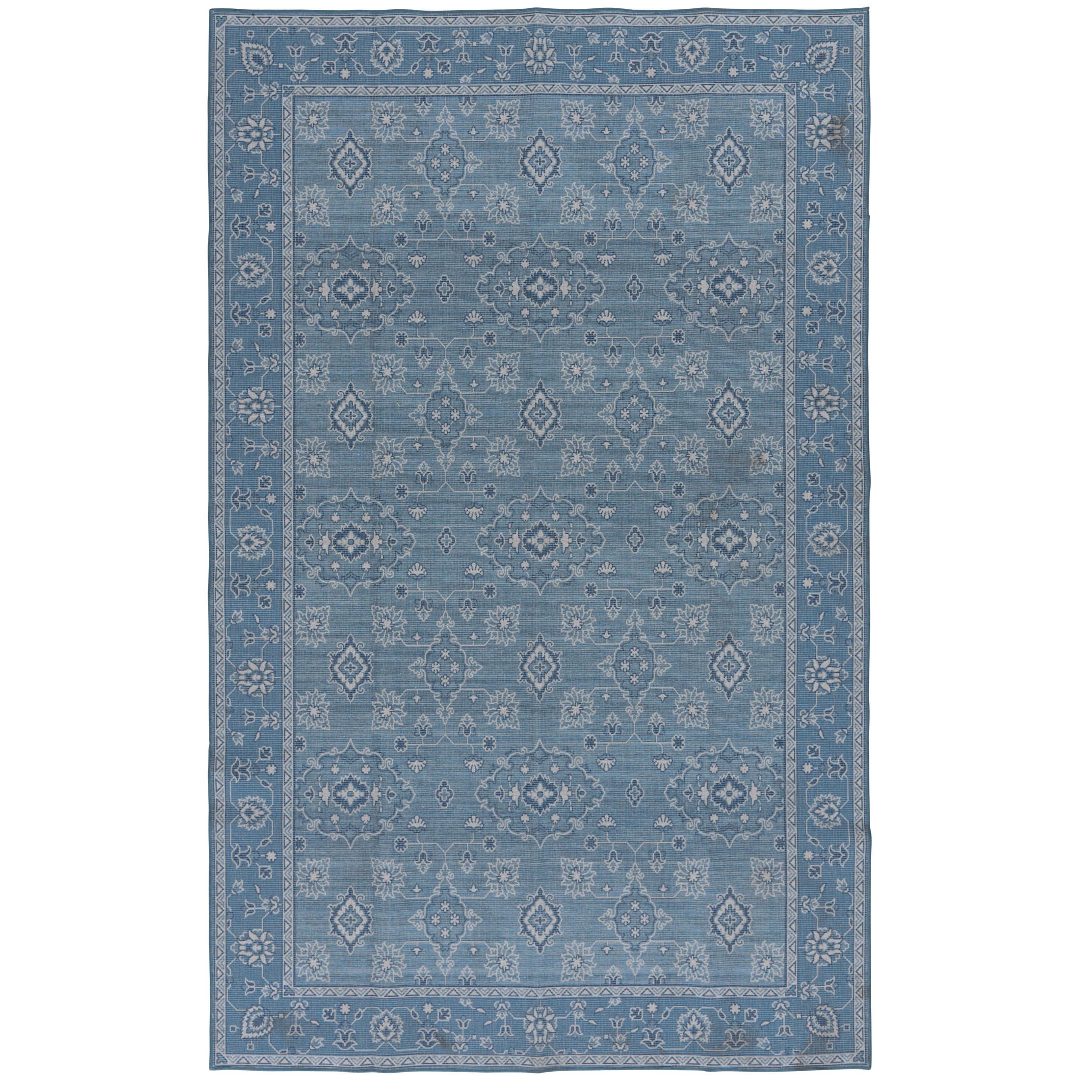 Better Homes & Gardens Blue Lillian Dainty Persian Area Rug, 5'x8'