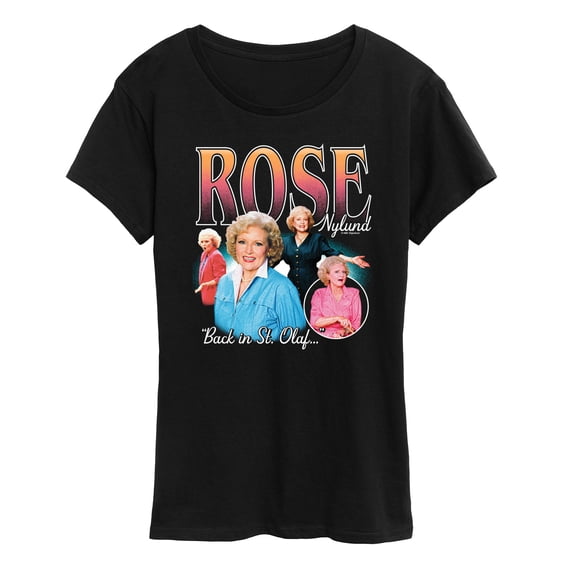 Golden Girls - Rose Bootleg - Women's Short Sleeve Graphic T-Shirt