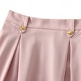 thumbnail image 6 of Sngxgn Womens Basic Soft Stretch Mid Midi Knee Length Flare Flowy Skirts(Pink,One Size), 6 of 9