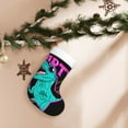 thumbnail image 7 of Salouo Rex Dinosaur With Sunglasses Print Christmas Stockings,Large Xmas Stocking Set of 1 Holiday and Farmhouse Stocking for Christmas Holiday Party Decoration(17.7*11 Inch), 7 of 7
