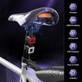 thumbnail image 3 of Luz de bicicleta Irfora 2 uds luces traseras recargables USB para bicicleta LED lámpara trasera trasera para bicicleta 6 modos de iluminación luz impermeable para ciclismo de carretera Irfora Luz de bicicleta, 3 of 7