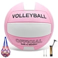 thumbnail image 1 of Kit oficial de voleibol Stavanicen, talla 5, rosa y blanco, para interiores y exteriores, 1 of 8