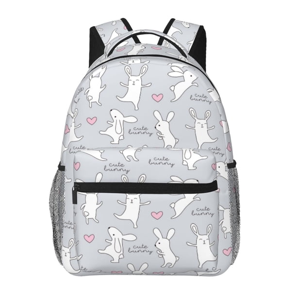 Easygdp Fun Rabbit Mochila Ergonómica Versátil para Laptop - Múltiples Bolsillos, Correas Ajustables, Unisex para Escuela, Viajes y Actividades al Aire Libre-One Size
