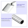 thumbnail image 3 of Unique Bargains 4Pack 8.9' Stainless Steel Spoon Straw Reusable Long Handle Straw Spoon, Silver, 3 of 5