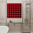 thumbnail image 3 of Red Black Buffalo Lattice Canvas Artwork Painting Art, Classic Modern Plaid Square Framed Wall Decorations Prints Picture for Bedroom Kitchen Living Room, 8x8 in, 3 of 9