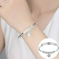 thumbnail image 2 of Women 925 Sterling Silver Charm Bracelet Jewelry, 2 of 5