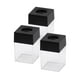 thumbnail image 1 of EeaseMX Caja de almacenamiento de 3 clips magnéticos, soporte creativo para clips de papel, dispensador de clips de escritorio para oficina (negro), 1 of 7