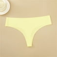 thumbnail image 4 of Xijirk Panties for Women,Low Waist Briefs Color Striped Fashion Underwear Comfortable Panties for Everyday Casual Wear,Womens Underwear,Yellow,M, 4 of 5