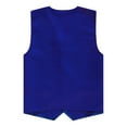 thumbnail image 4 of TSSOE Kid Girls Boys Volunteer Vest Solid Color Irregular Hem Volunteers Activity Waistcoat Uniform Blue L/12, 4 of 5