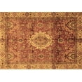 thumbnail image 1 of Ahgly Company Indoor Rectangle Oriental Brown Modern Area Rugs, 6' x 9', 1 of 4