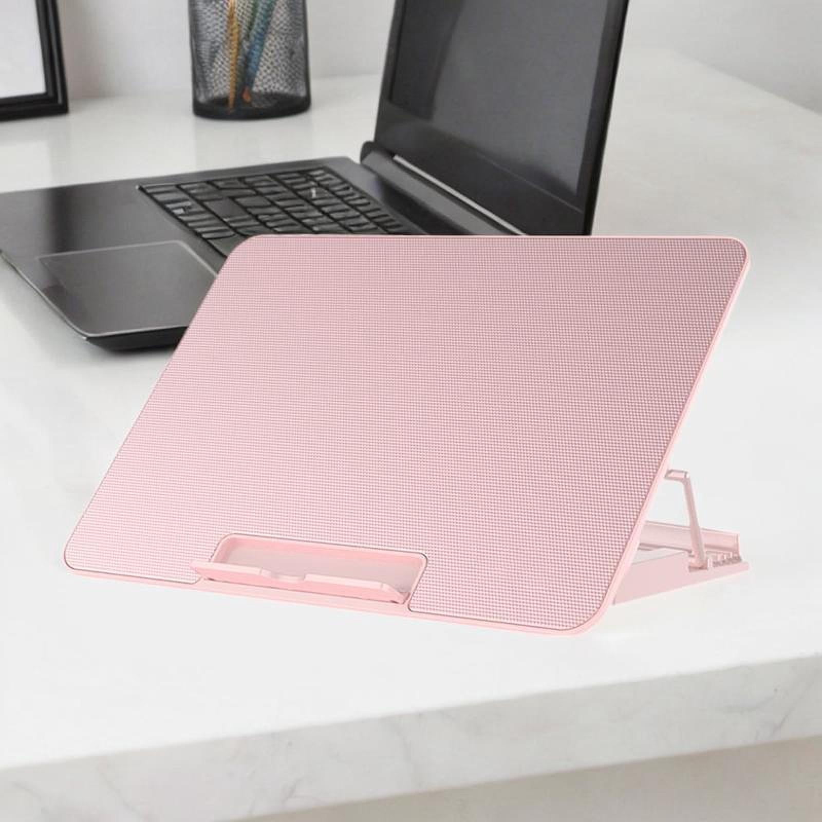 APLVFFZH Laptop Cooling Pad 6 Fans Portable Heat Dissipation Fan Speed Adjustable Quiet 2 Pink
