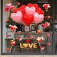 thumbnail image 1 of Decoraciones para San Valentín, adornos para San Valentín, regalos para San Valentín, pegatinas para San Valentín, pegatinas decorativas con forma de corazón, sin pegamento, pegatinas de plástico para, 1 of 6
