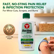 Bactine MAX Pain Relieving Cleansing Liquid, 4 oz, 3 Pack