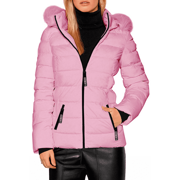 Chamarra Para Mujer Shendy Vendy Con Gorro Removible Peluche Suave.