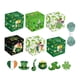 thumbnail image 4 of Caja de regalo para el Día de San Patricio, 12 Uds., cajas de cartón, caja de regalos pequeña con ventana transparente para dulces, pasteles,, 4 of 7