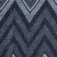 thumbnail image 3 of DII Nautical Blue Cotton Zig-Zag Chevron Throw 50x60, 3 of 3