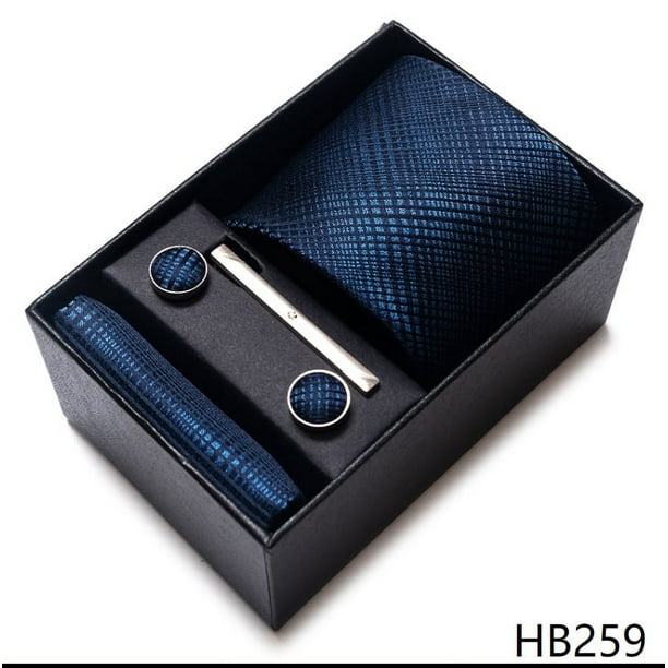 Conjunto de regalo de corbata para hombre, corbata formal de negocios, corbata de boda, reuniones de negocios, bodas