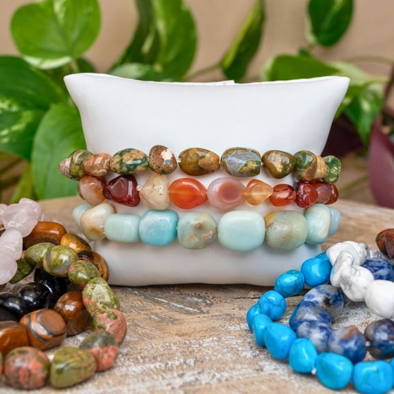 Down To Earth Amazonite Tumbled Bracelet