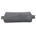 thumbnail image 2 of figatia Patio Chaise Lounge Head Pillow Breathable Soft Attachment Easy Installation White Gray Plaid, 2 of 8
