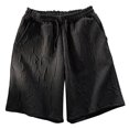 thumbnail image 4 of Pantalones cortos para hombre con bolsillos Corte tridimensional Transpirabilidad Pantalones cortos con cordón Pantalones cortos casuales para correr en bicicleta, 4 of 8