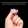 thumbnail image 4 of 4Pcs Snap Rubber Grommet Hole Plug Mount Dia 15mm ID 11mm H 12mm Seal Anti-Scratch Cable Pipe Transparent, 4 of 5