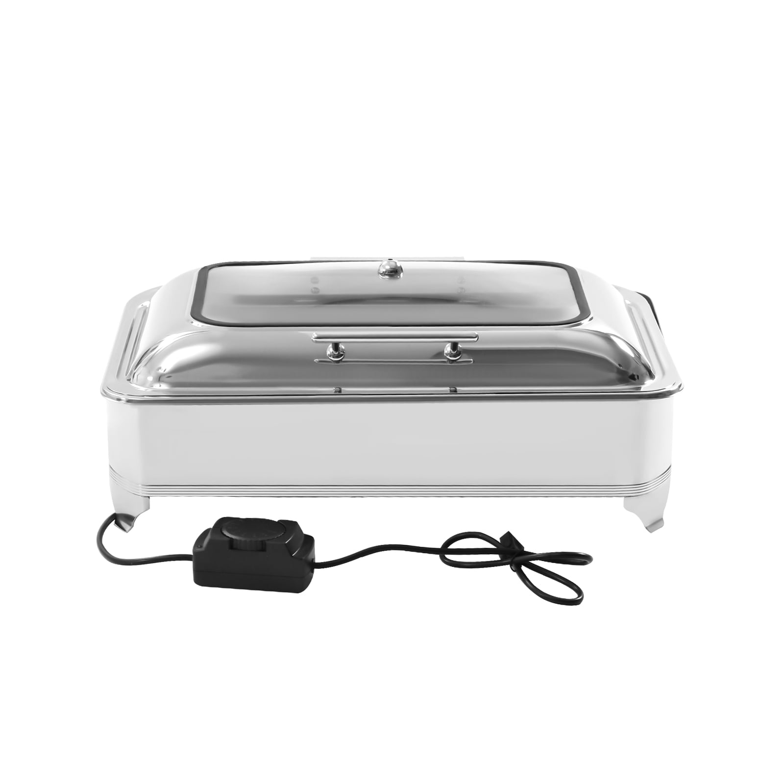 KFJZGZZ Food Warmers for Parties, Electric Chafing Dish Buffet Set with  Lids, Stainless Steel Catering Serve Chafer, 9L Commercial Buffet Servers