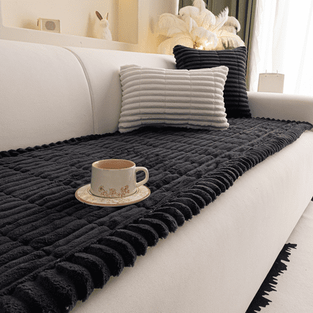 Couch Cover for Dogs Washable Plush Pet Couch Cover Washable Non-Slip Couch Protector Pet,Fuzzy Pet Couch Covers for 3 Cushion Sofa Pet Friendly