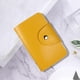thumbnail image 2 of Bolsa de almacenamiento de tarjetas jinwen gran capacidad soporte de cuero PU minimalista amarillo, 2 of 8