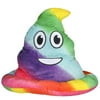 12" Emoji RAINBOW EMOTICon POOP HAT (Tie Dye Basic Smile Poop) for Boys And Girls of All Ages