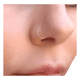 thumbnail image 3 of 60 pzs Piercing Para Nariz, Cartílago, Ombligo Malubero Transparentes, 3 of 5